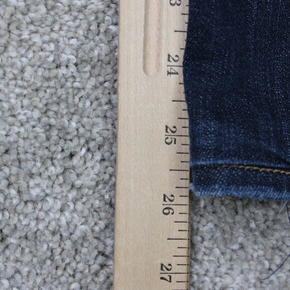 Lucky Brand Jeans Mens 48x26 Blue 181 Relaxed Straight Cotton Stretch 5-Pocket - Picture 4 of 15